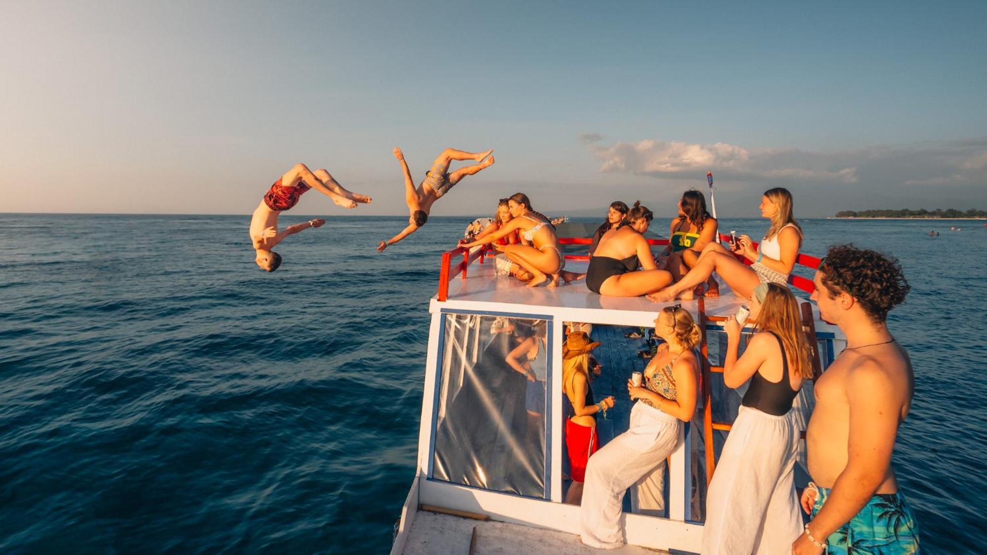Atlas Gili Party Hostel Gili Trawangan Zewnętrze zdjęcie