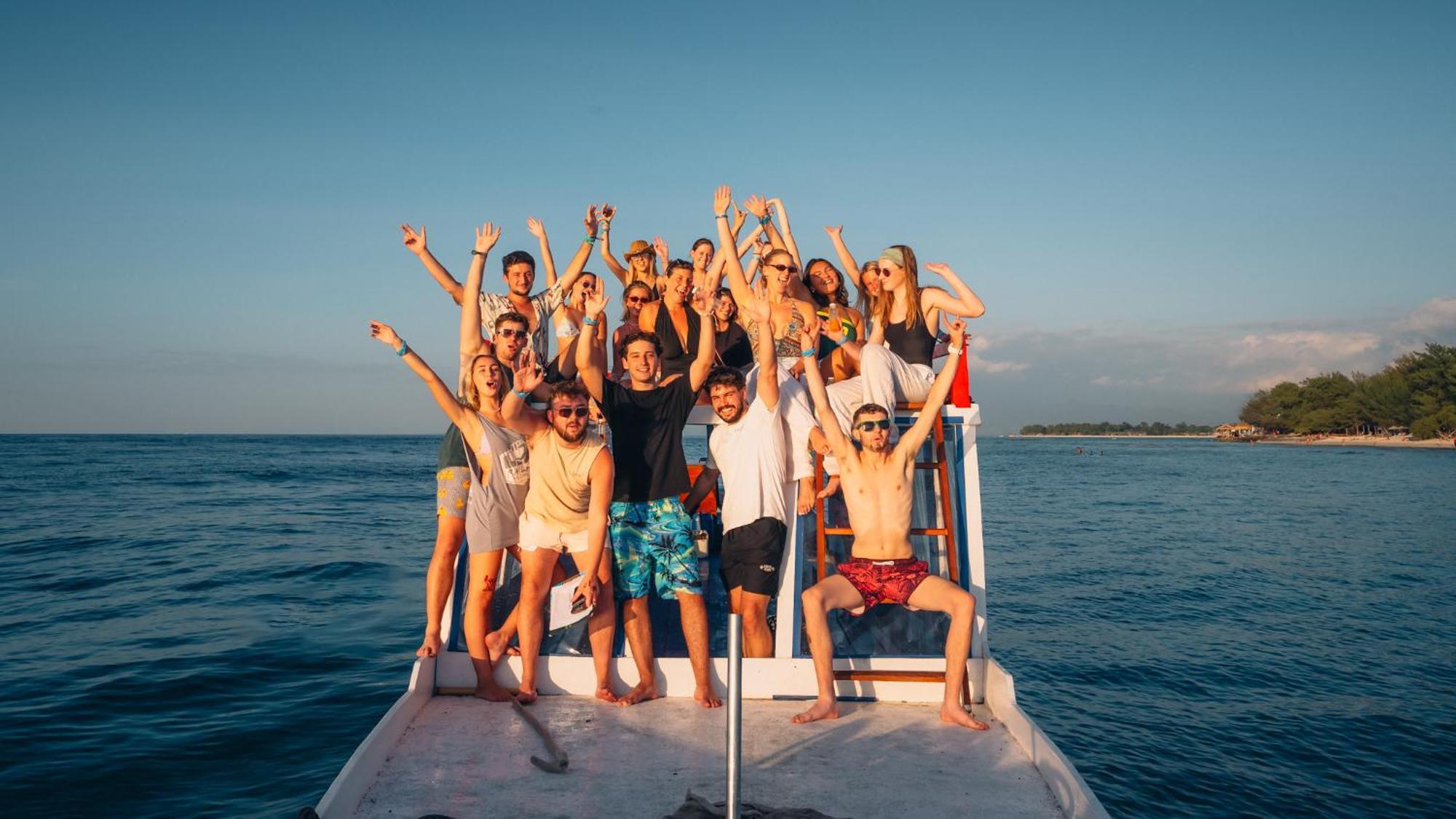 Atlas Gili Party Hostel Gili Trawangan Zewnętrze zdjęcie