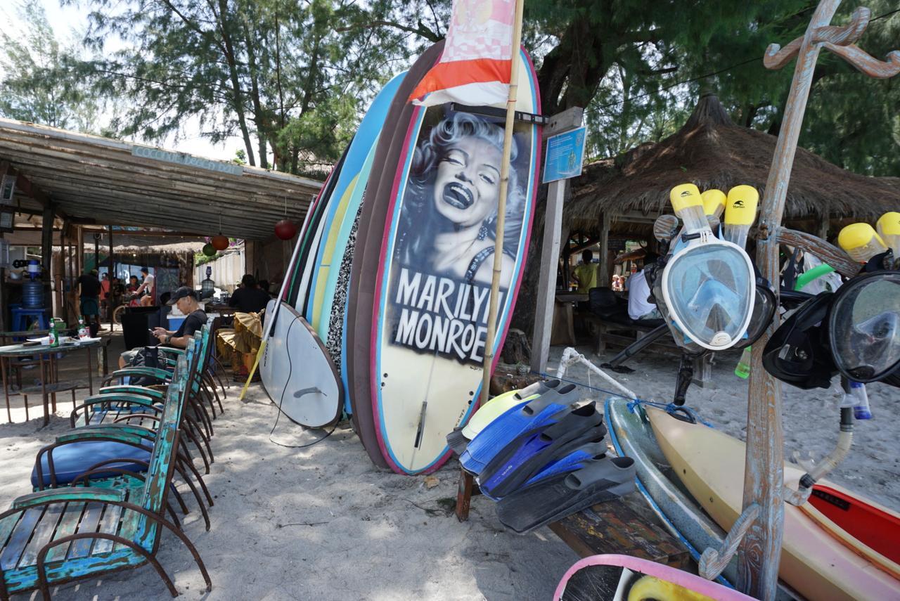 Atlas Gili Party Hostel Gili Trawangan Zewnętrze zdjęcie